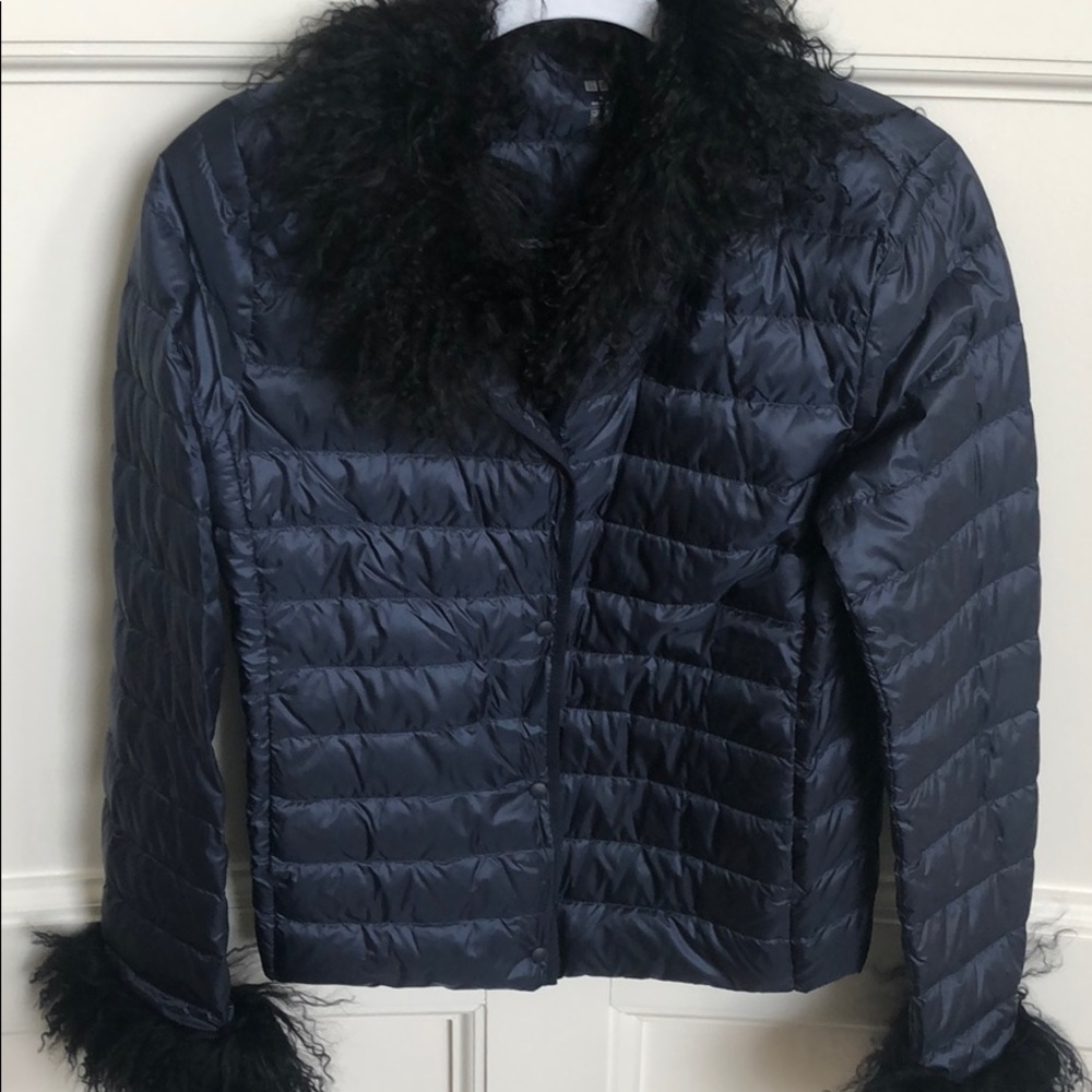 Mongolian Fur Puffer Jacket, Exclusively Made